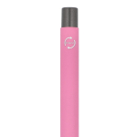 Stylo en aluminium recyclé à toucher doux et encre bleue couleur rose sixième vue
