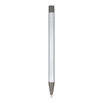 Stylo en aluminium recyclé à toucher doux et encre bleue quatrière vue