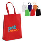 Sac de transport en RPET avec soufflet et anses moyennes 105 g/m²
