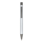Stylo en aluminium au toucher doux, corps fin et encre noire deuxième vue