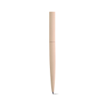 Stylo à bille rotatif en aluminium recyclé à encre noire couleur champagne troisième vue