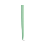 Stylo à bille rotatif en aluminium recyclé à encre noire couleur vert pastel vue arrière