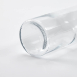 Gourde en verre fabriquée en Europe avec bouchon anti-fuite 500 ml couleur transparent vue détaillée