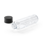 Gourde en verre fabriquée en Europe avec bouchon anti-fuite 800ml couleur transparent troisième vue