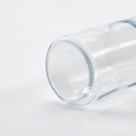 Gourde en verre fabriquée en Europe avec bouchon anti-fuite 800ml couleur transparent vue détaillée