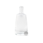 Bouteille en verre fabrication UE, bouchon argenté anti-fuite 700 ml couleur transparent deuxième vue