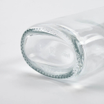 Bouteille en verre fabrication UE, bouchon argenté anti-fuite 700 ml couleur transparent vue détaillée