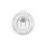 Câble en plastique recyclé tout-en-un avec charge rapide 60 W couleur blanc vue frontale