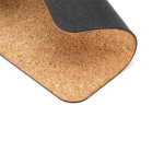 Tapis de souris en liège antidérapant fabriqué en Europe couleur naturel vue détaillée