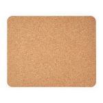 Tapis de bureau rectangulaire en liège fabriqué en Europe couleur naturel vue arrière