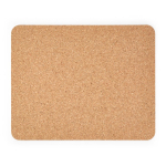 Panneau rectangulaire en liège naturel double face fabriqué en Europe couleur naturel vue arrière
