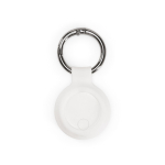 Localisateur en plastique recyclé compatible avec Apple et Android couleur blanc vue frontale
