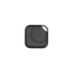 Localisateur compact en plastique recyclé pour un usage quotidien couleur noir vue arrière