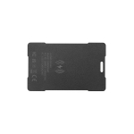 Localisateur ultrafin en plastique recyclé pour portefeuille couleur noir vue arrière