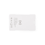 Localisateur ultrafin en plastique recyclé pour portefeuille couleur blanc vue arrière