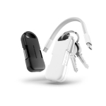 Chargeur portable porte-clés compact en plastique recyclé 1 000 mAh