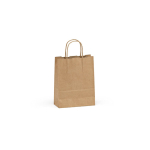 Sac en papier kraft recyclé certifié FSC 115 g/m² couleur naturel deuxième vue
