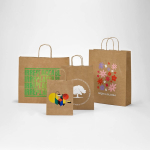Sac en papier kraft recyclé certifié FSC 115 g/m²