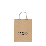 Sac en papier kraft recyclé certifié FSC 115 g/m² vue principale