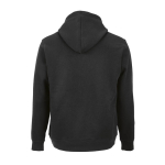 Sweat à capuche unisexe en coton biologique 300 g/m² couleur noir vue arrière