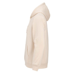 Sweat à capuche unisexe en coton biologique 300 g/m² couleur beige troisième vue