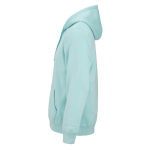 Sweat à capuche unisexe en coton biologique 300 g/m² couleur vert clair troisième vue