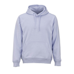 Sweat à capuche unisexe en coton biologique 300 g/m² couleur bleu pastel vue frontale