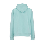 Sweat à capuche femme en coton biologique 300 g/m² Bondi couleur vert clair vue arrière