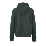 Sweat à capuche femme en coton biologique 300 g/m² Bondi couleur vert foncé vue arrière