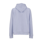 Sweat à capuche femme en coton biologique 300 g/m² Bondi couleur bleu pastel vue arrière