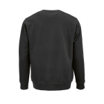 Sweat-shirt unisexe en coton bio, molleton brossé 300 g/m², Waikiki couleur noir vue arrière