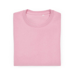 Sweat-shirt unisexe en coton bio, molleton brossé 300 g/m², Waikiki couleur rose deuxième vue frontale