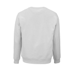 Sweat-shirt unisexe en coton bio, molleton brossé 300 g/m², Waikiki couleur gris clair vue arrière