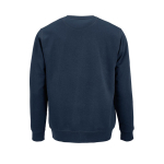 Sweat-shirt unisexe en coton bio, molleton brossé 300 g/m², Waikiki couleur bleu marine vue arrière