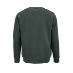 Sweat-shirt unisexe en coton bio, molleton brossé 300 g/m², Waikiki couleur vert foncé vue arrière