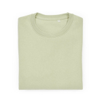 Sweat-shirt unisexe en coton bio, molleton brossé 300 g/m², Waikiki couleur vert pastel deuxième vue frontale