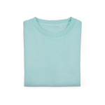 Sweat-shirt femme en coton biologique col rond 300 g/m² Waikiki couleur vert clair deuxième vue frontale
