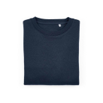 Sweat-shirt femme en coton biologique col rond 300 g/m² Waikiki couleur bleu marine deuxième vue frontale