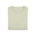 Sweat-shirt femme en coton biologique col rond 300 g/m² Waikiki couleur vert pastel deuxième vue frontale