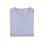 Sweat-shirt femme en coton biologique col rond 300 g/m² Waikiki couleur bleu pastel deuxième vue frontale
