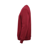 Sweat-shirt unisexe en coton biologique à col rond 340 g/m² Nazaré couleur bordeaux troisième vue