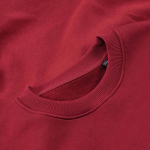 Sweat-shirt unisexe en coton biologique à col rond 340 g/m² Nazaré couleur bordeaux vue détaillée