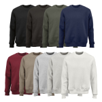 Sweat-shirt unisexe en coton biologique à col rond 340 g/m² Nazaré