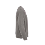 Sweat-shirt unisexe en coton bio avec molleton français 300 g/m² Capri couleur gris deuxième vue