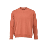Sweat-shirt unisexe en coton bio avec molleton français 300 g/m² Capri couleur orange vue frontale