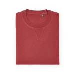 Sweat-shirt unisexe en coton bio avec molleton français 300 g/m² Capri couleur menthe forte deuxième vue frontale