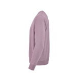 Sweat-shirt unisexe en coton bio avec molleton français 300 g/m² Capri couleur lilas troisième vue