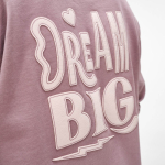 Sweat-shirt unisexe en coton bio avec molleton français 300 g/m² Capri couleur lilas vue détaillée