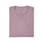 Sweat-shirt unisexe en coton bio avec molleton français 300 g/m² Capri couleur lilas deuxième vue frontale