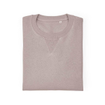Sweat-shirt unisexe en coton bio avec molleton français 300 g/m² Capri couleur gris taupe deuxième vue frontale